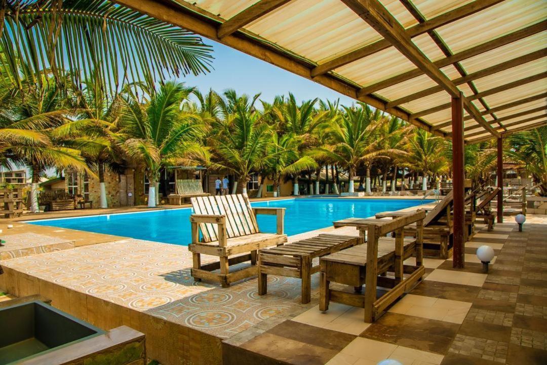 Ocean Green Beach Resort Prampram Eksteriør billede